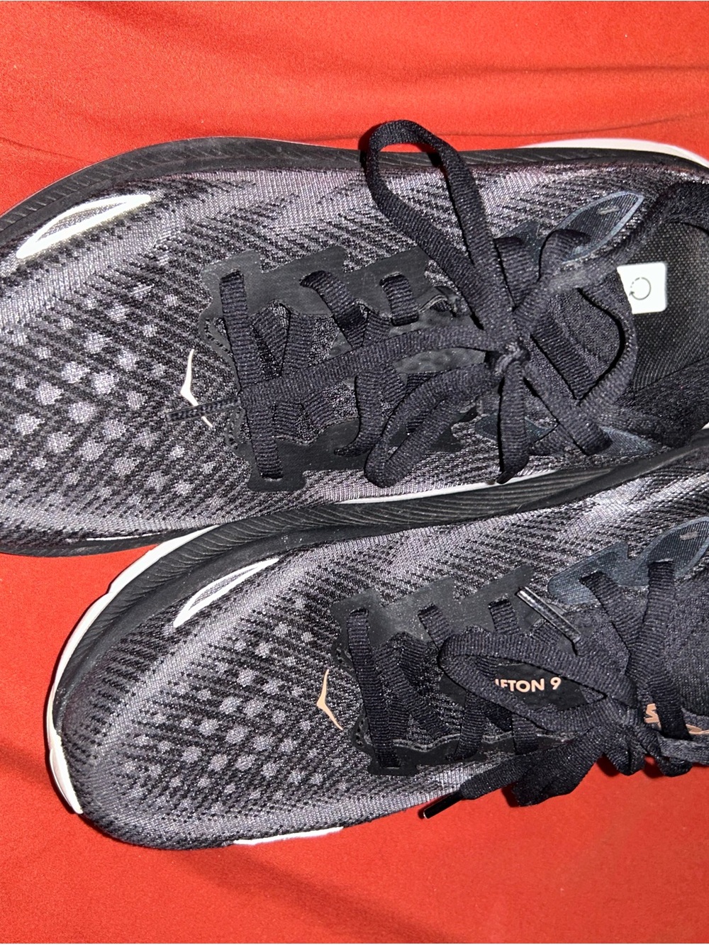 Hoka Clifton 9 Black Running Shoes